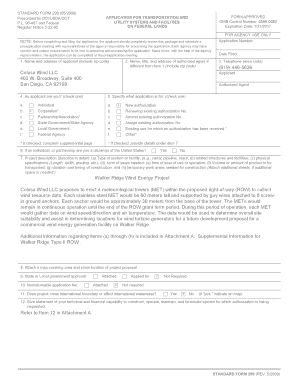 SF-299 and Form 7-2540 - Bureau of Reclamation