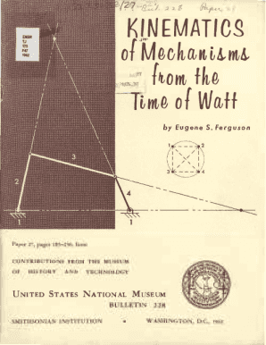 Kinematics of Mechanisms from the Time of Watt. Kinematics of Machinery
