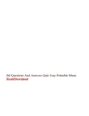 Fillable Online Music Trivia-Free Printable Trivia Questions Answers ...