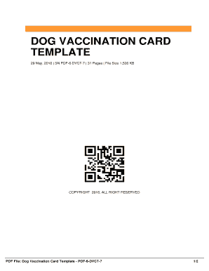 Fillable Online DOG VACCINATION CARD TEMPLATE-PDF-6-DVCT-7. DOG ...