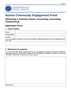 Fillable Online 'Delivering A Common Future '- Application Form Fax ...