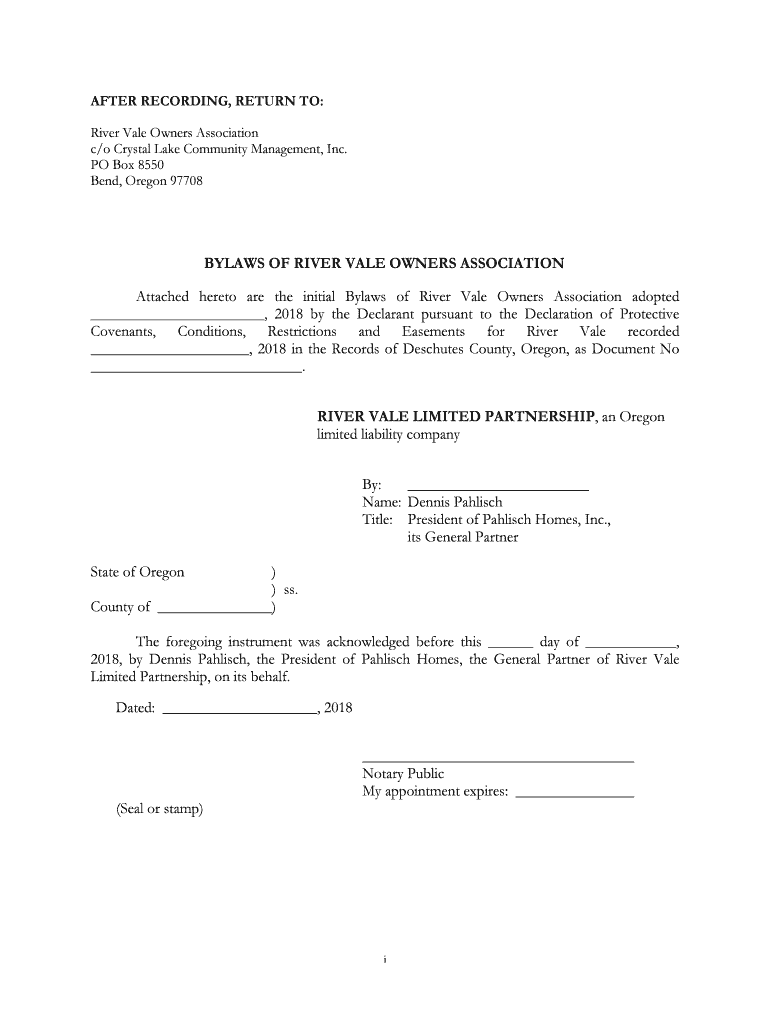 Fillable Online The Newest Luxury Home Community in Bend River Vale Fax Email Print