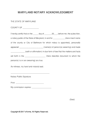 notary forms