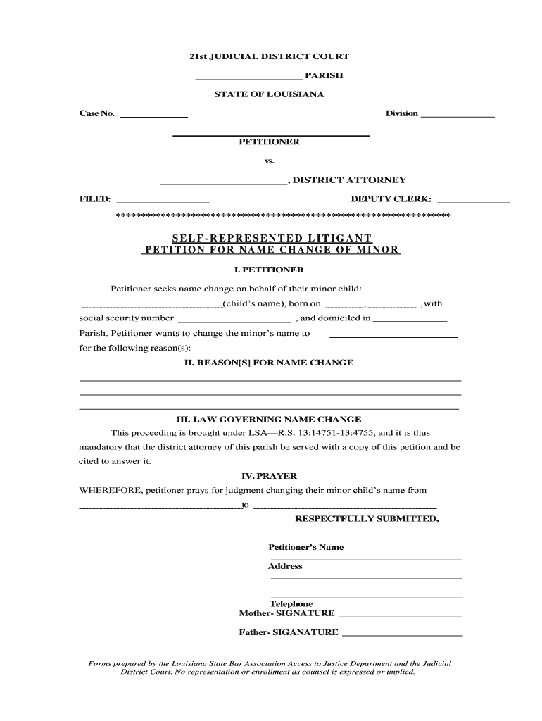 APPENDIX 23 0B FAMILY LAW AFFIDAVIT - Louisiana Supreme Court Preview on Page 1