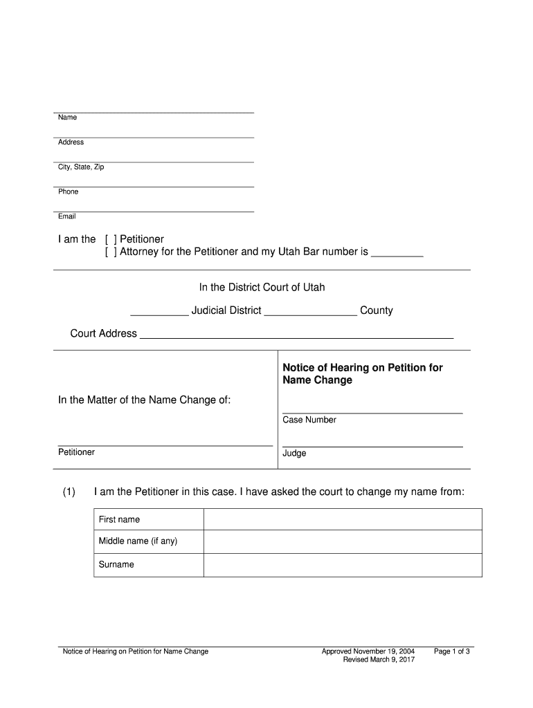 Fillable Online utcourts Counter-Petition for Adjudication of Preview on Page 1