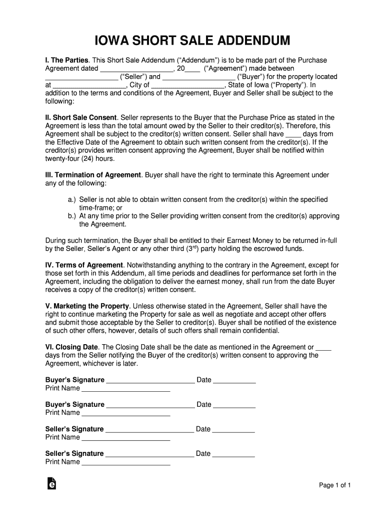 iowa short sale Preview on Page 1