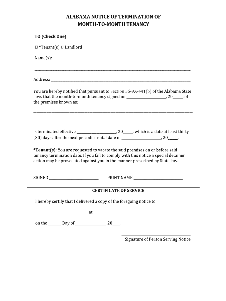 alabama-notice-of-lease-termination doc Preview on Page 1