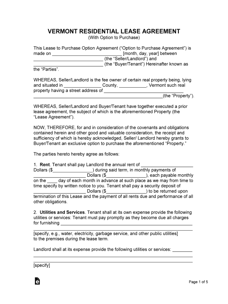 residential form pdf Preview on Page 1