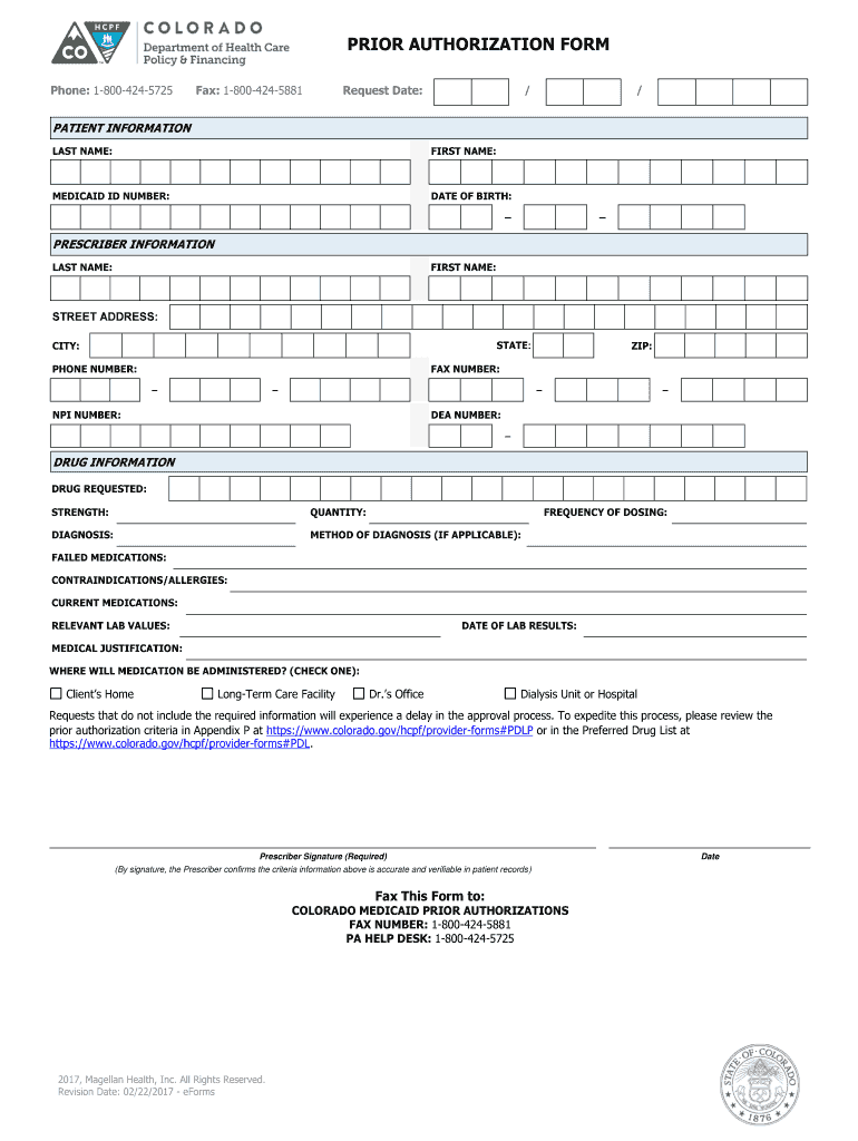 colorado medicaid prior Preview on Page 1