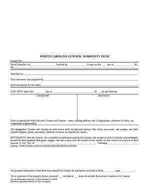 RP Form 3 NC General Warranty Deed - 2009 (00110321).DOC. 00110321.DOC