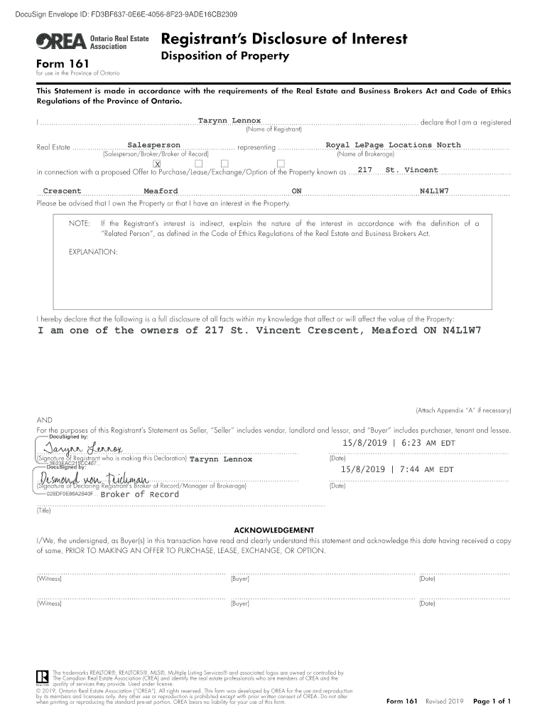 Orea Form 161 Fill And Sign Printable Template Online US Legal Forms