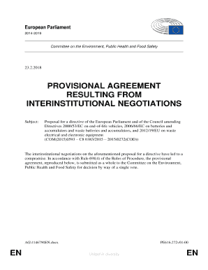 Directives 2000/53/EC on end-of-life vehicles, 2006/66/EC on batteries and