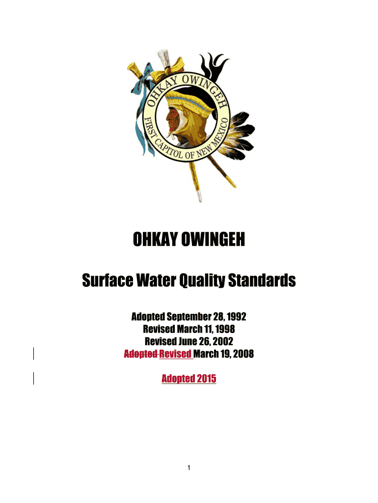 Fillable Online Water Quality Standards Regulations OregonWater Quality Fax Email Print