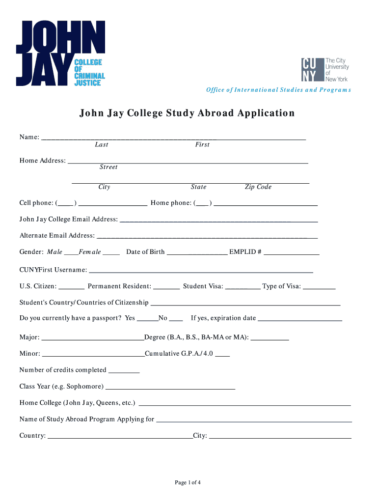 john jay college application essay question