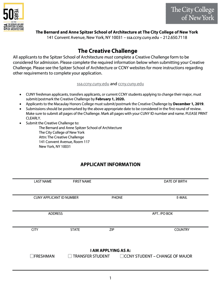 city college architecture creative challenge Preview on Page 1