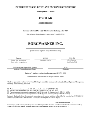 Fillable Online 042718 Form 8k Fax Email Print - pdfFiller