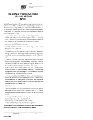 California DMV Security and Disclosure Statement
