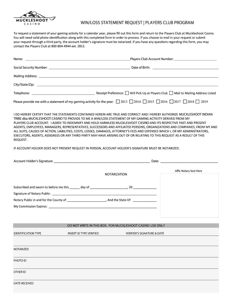 win loss statement program form Preview on Page 1