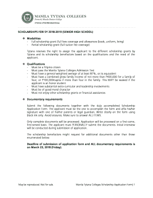 Tytana Shs Tuition Fee - Fill Online, Printable, Fillable, Blank ...