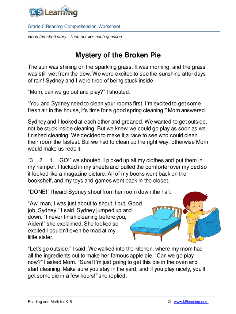 mystery of the broken pie Preview on Page 1