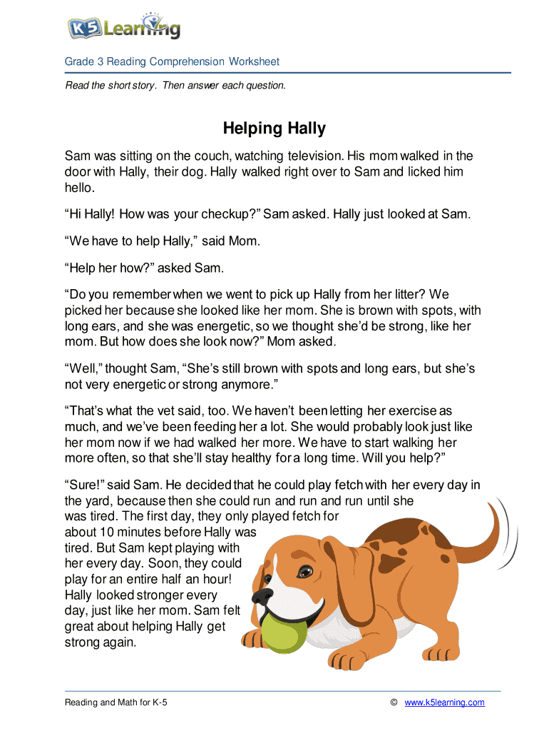 Helping Hally Story - Fill and Sign Printable Template Online | US ...