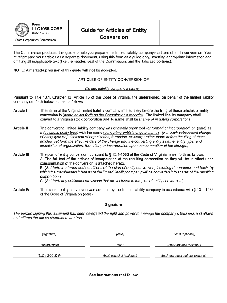 virginia corp corporation Preview on Page 1