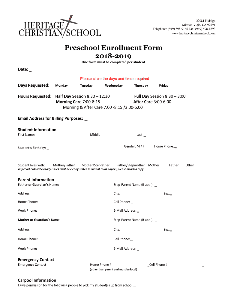 Form preview