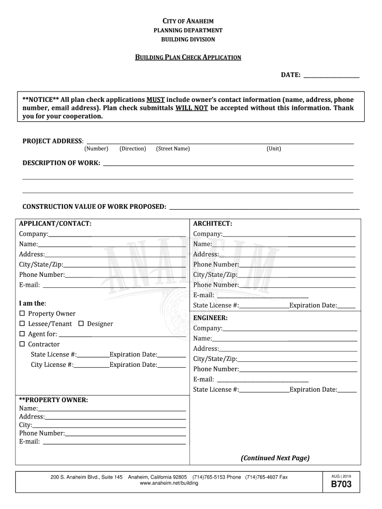 Plan CheckAnaheim, CA - Official Website Preview on Page 1