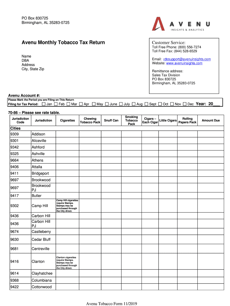 alabama rds tobacco Preview on Page 1