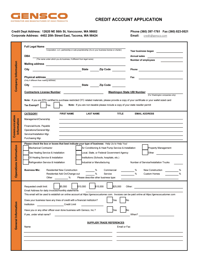 Credit Dept Address: 12620 NE 56th St, Vancouver, WA 98682 Preview on Page 1