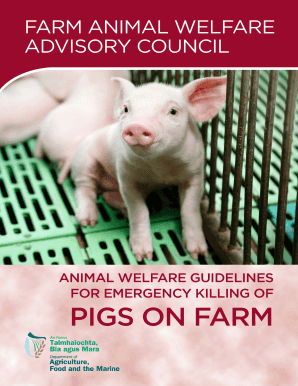 Animal Welfare Guidelines for Emergency Killing of Pigs on ...