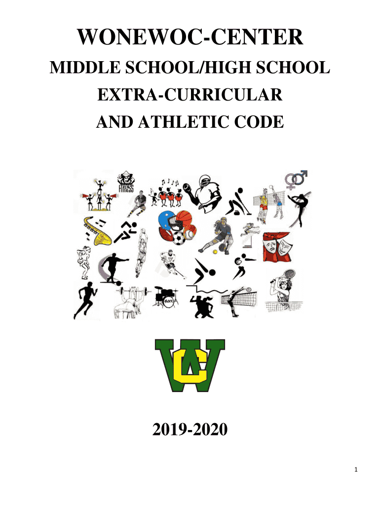 Fillable Online WonewocCenter High School Academic & Career Planning