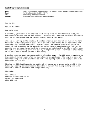 2013/09/23 - Comment (2974) Form E-mail sponsored by Sierra Club regarding WC RM-GEIS