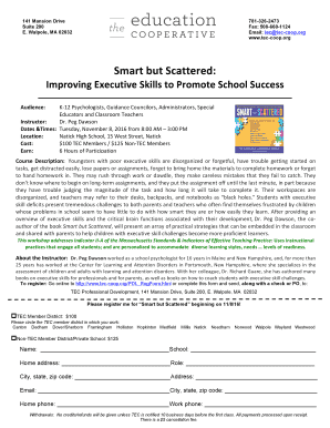 Smart but Scattered: