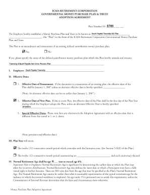 governmental money purchase plan &amp;amp; trust - East Windsor CT