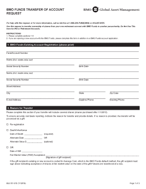 bmo funds ira distribution form - BMO Bank of Montreal