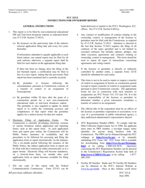 FCC 323-E Ownership Report