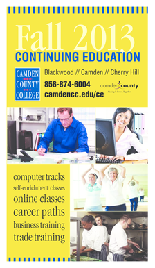 Camden County College Continuing Education Registration Form