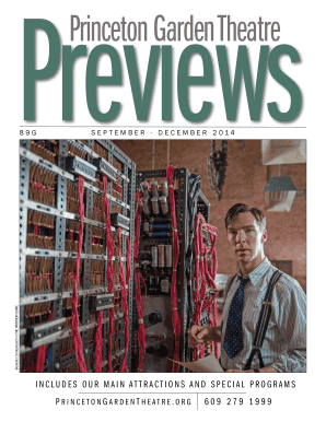 Princeton Garden Theatre Membership Form