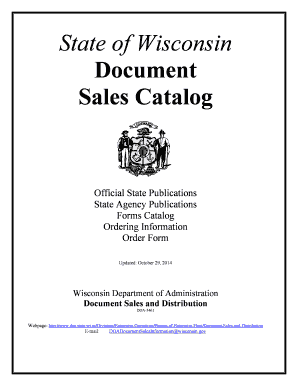 Wisconsin Document Sales Order Form