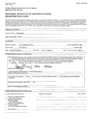 National Register of Historic Places Registration Form