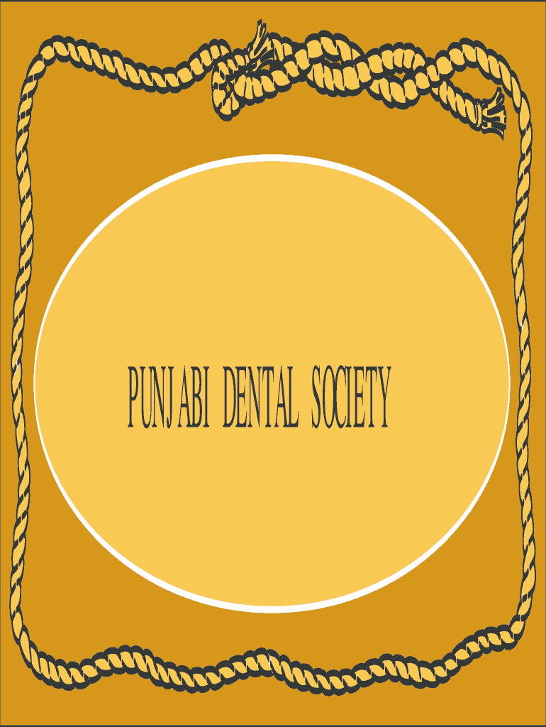 Fillable Online PUNJABI DENTAL SOCIETY The Dental Trader Fax Email