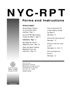 NYC Smoke Detector Affidavit