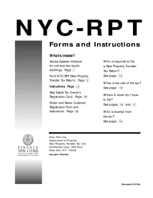 NYC Smoke Detector Affidavit