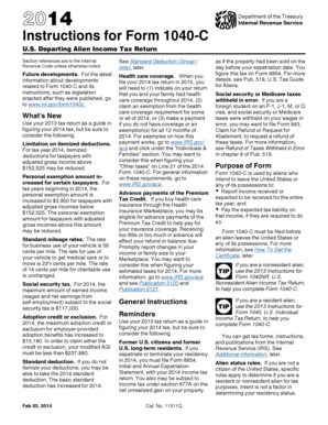 US Departing Alien Income Tax Return
