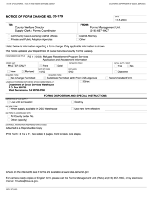 California Refugee Resettlement Program Services Application and Assessment Form