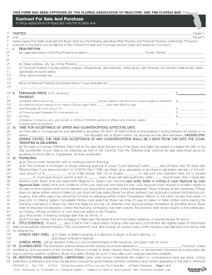 Florida Contract for Sale and Purchase