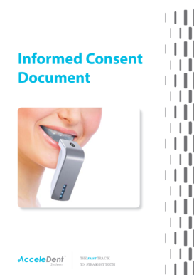 Informed Consent for AcceleDent Orthodontic Treatment