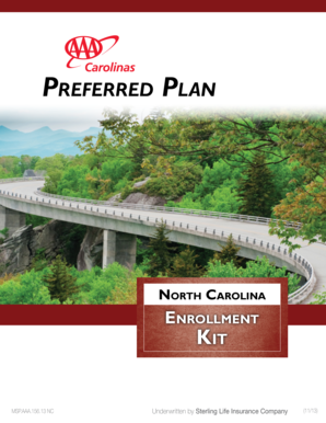AAA Carolinas Preferred Plan Enrollment Kit