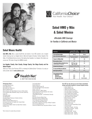 Salud HMO y Más Application Form